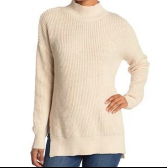 Abound Sweaters Abound Mock Neck Tunic Sweater Poshmark